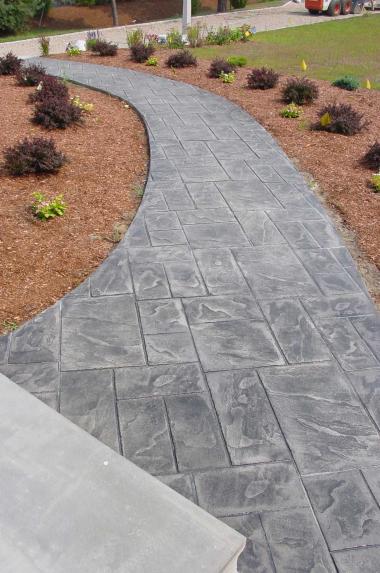 Stamped Concrete Walk