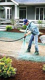 Hydroseeding New Lawn Installation