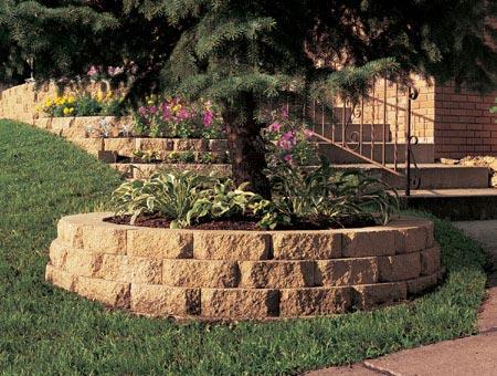 Decorative Landscape Retaining wall